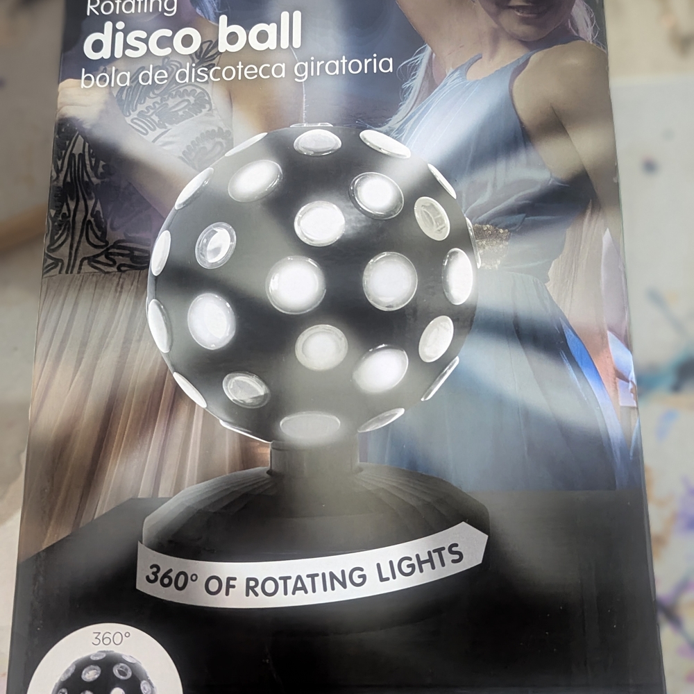 Easy Home Rotating Disco Ball - Picture 4 of 4